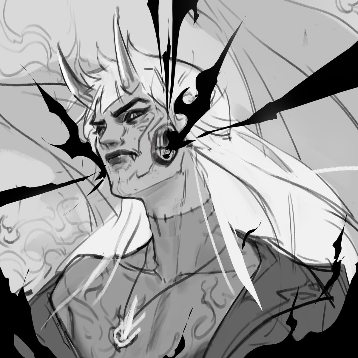 Shiniki_NFT's tweet photo. At last, he came.
He travels through the night, looking down on the festivities that are taking place everywhere on this glorious day.
Raised in the shadows, bred with hatred.
The son of The Greatest Deus and the mother of Darkness - Birsha, has descended.
#NFTDay #Hadeon https://t.co/NJOjwchxjh