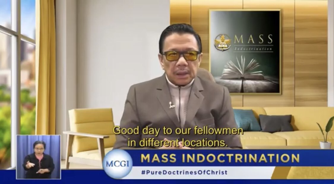 LazaroWens's tweet photo. Let us continue learning the pure doctrines of the Lord Jesus Christ thru the MCGI Mass Indoctrination Day 12 with 
Bro. Eli Soriano and 
Bro. Daniel Razon

Reading Your Heart
#PureDoctrinesOfChrist 
#GlobalPrayerForHumanity https://t.co/kpuzV6B3Vq