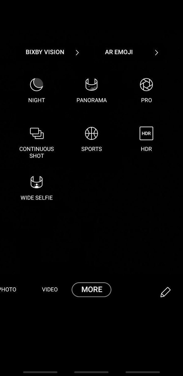 matchaou's tweet photo. @0rdinarygirlss @convomfs Mode pro kaya gini ka, kayaknya di samsung keluaran baru lenbih lengkap mode pronya https://t.co/a0eXS3Q9ll