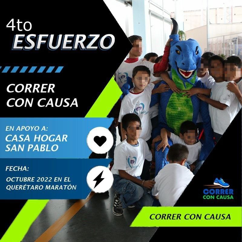 LalenguadeDante's tweet photo. Cada metro cuesta 100 pesos, en esta ocasión ¿Con cuántos kilometros piensas apoyar esta causa? #CuartoEsfuerzo #CorrerConCausa #CasaHogarSanPablo https://t.co/jfzvslG6PA
