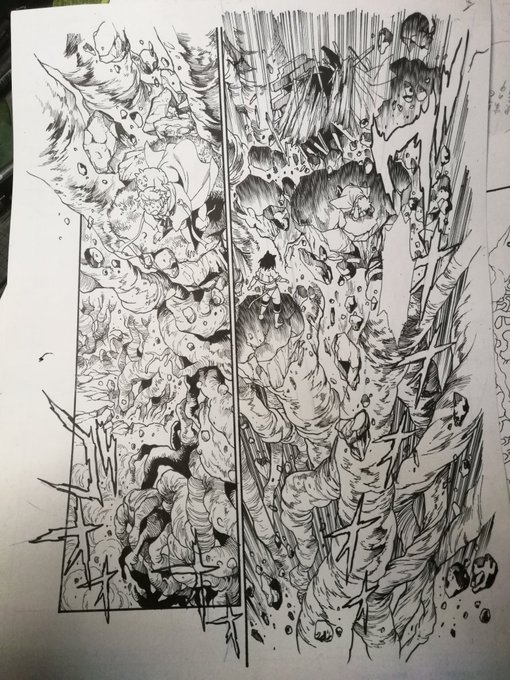 何描いてるのかよく分からなくなってきた‥ 