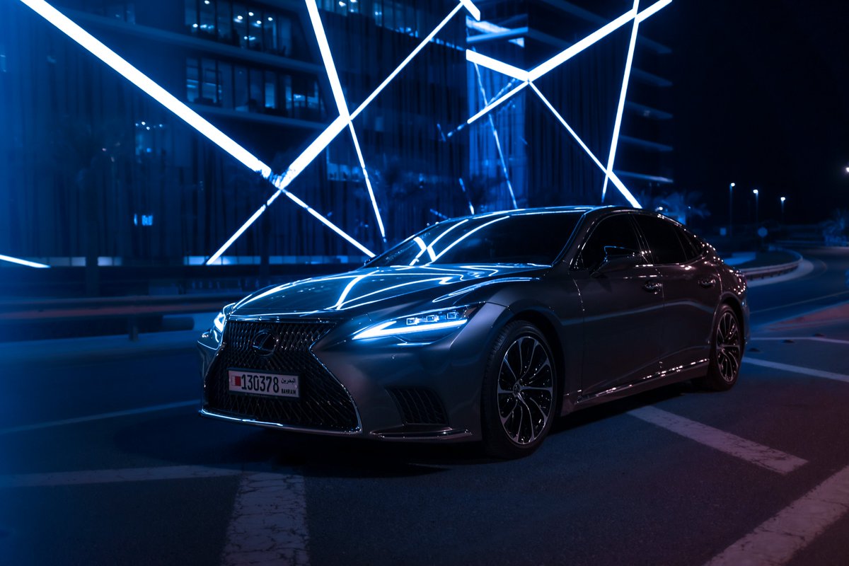 LexusBahrain's tweet photo. رحلاتك أجمل مع لكزس LS. 

Night trips are better in the Lexus LS. 

#Lexus #LexusBahrain #LexusLS #لكزس_البحرين https://t.co/1w8E6oPjrY