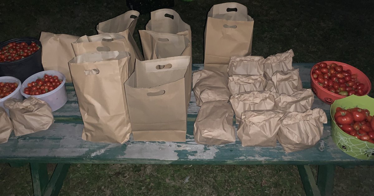 TakeActionGroup's tweet image. WOW! More Families and the Foodbank were able to receive Fresh "Hood" Grown Veggies with this Harvest!