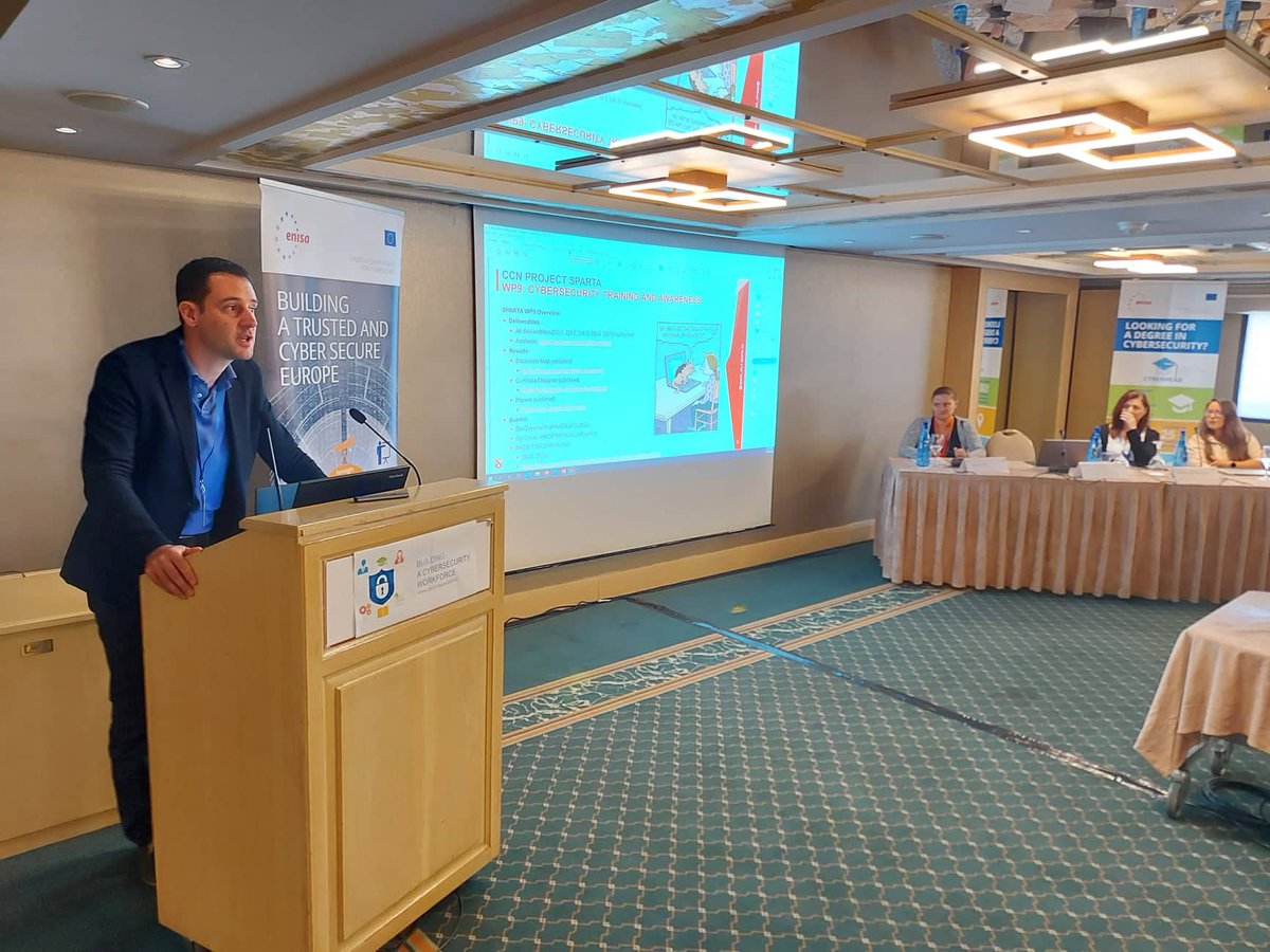enisa_eu's tweet photo. #ENISA's #EUCyberSkills conference continues with a discussion on the ECSF use cases:

"We have to speak the same language when it comes to skills and trainings. The ECSF introduces a common framework and taxonomy to work with and a cybersecurity curricula designer. " https://t.co/sWkowNZPjP