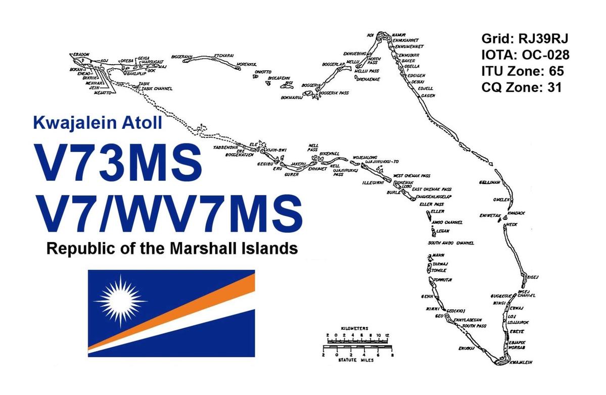 PA2LO's tweet photo. Worked V73MS on Roi-Namur Island (IOTA OC-028) on 20m SSB. Thanks for the quick upload of the QSO in Club Log, Stewie! #V73MS #RadioIsMagic https://t.co/bMjDyqirVd