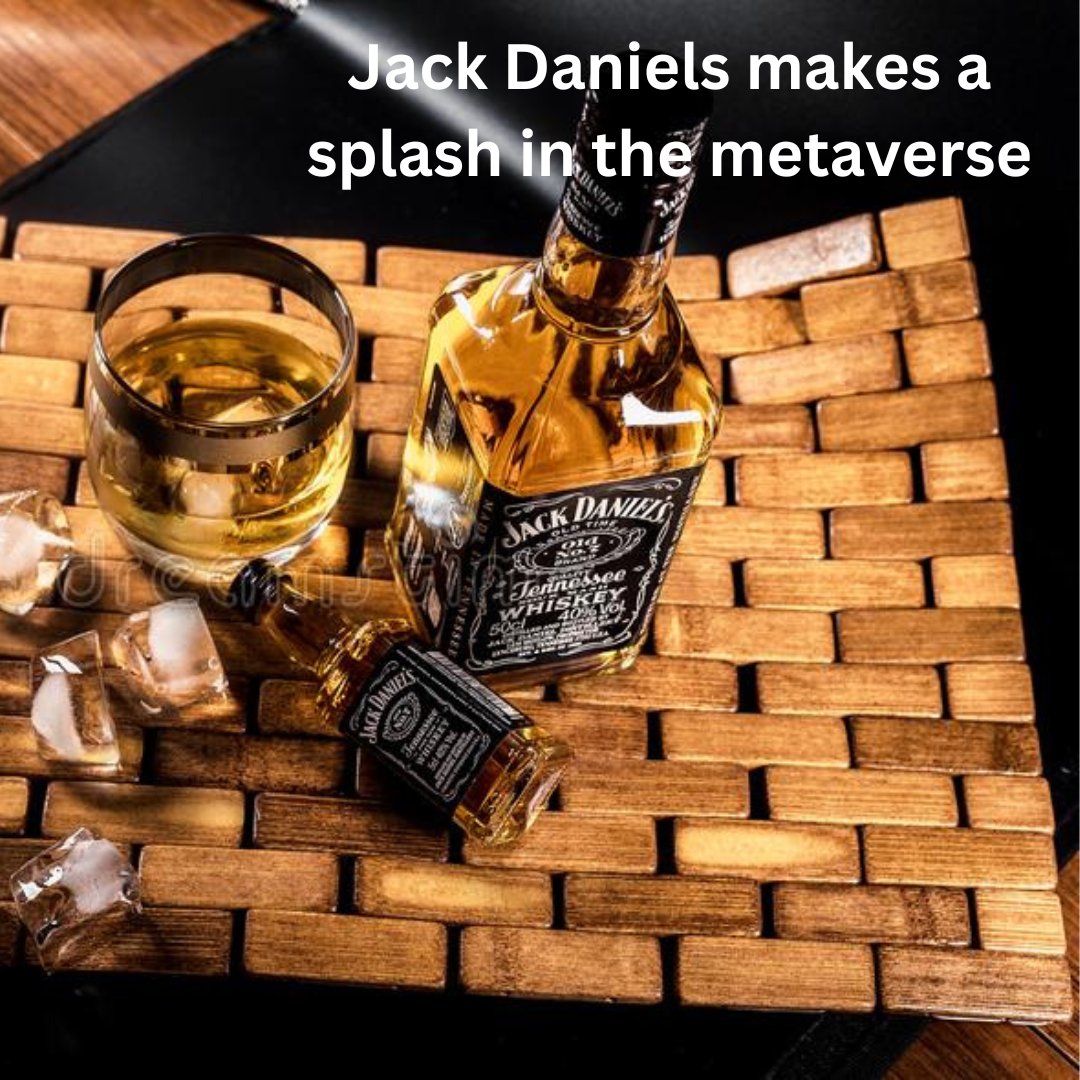 cryptovinesco's tweet photo. Whiskey brand Jack Daniel’s has officially entered the world of virtual reality with its recent trademark applications introducing virtual products, wallets, media files and more. Downloadable files of beverage-associated merchandise will be substantiated by NFTs. #jackdaniels https://t.co/FpiDSjsxZV