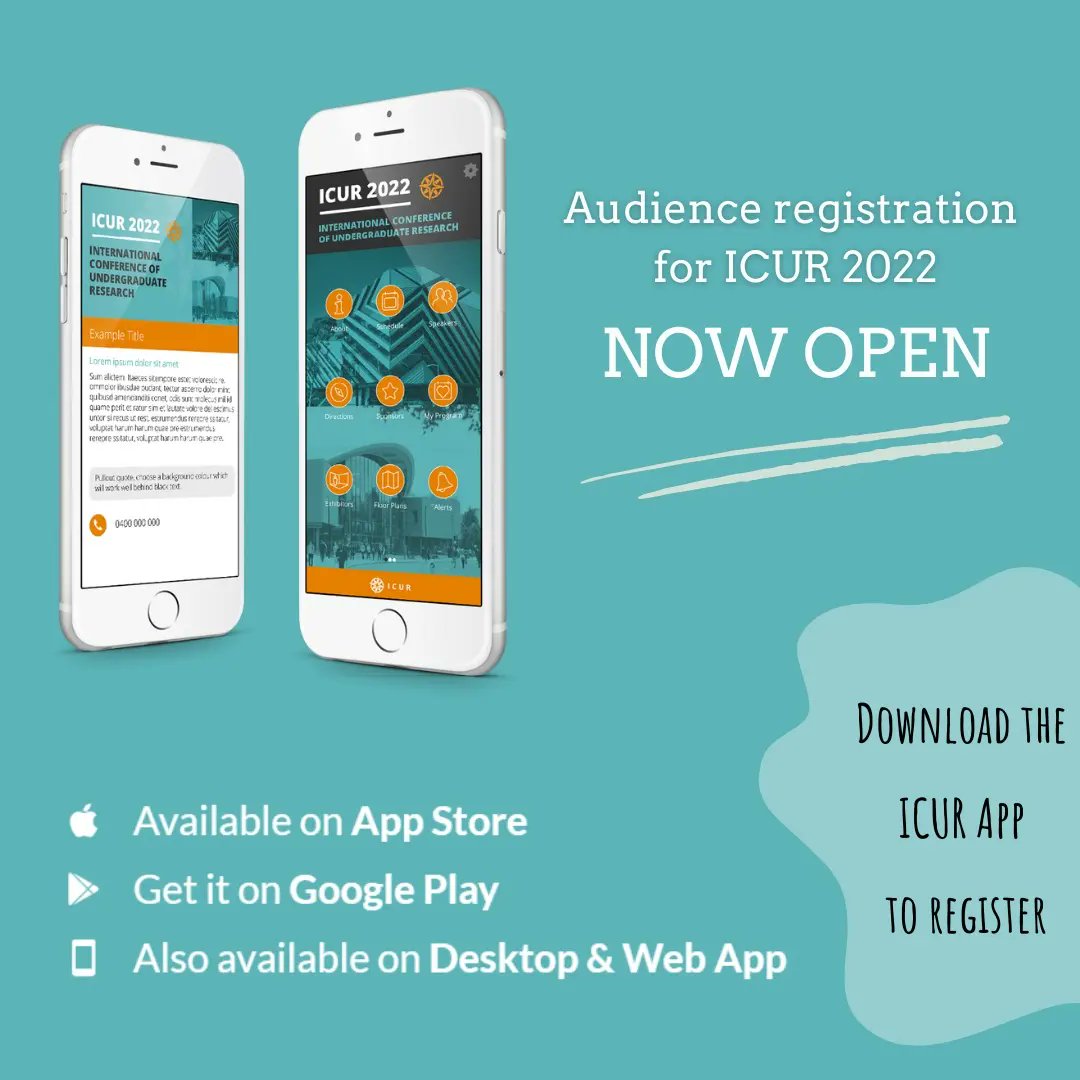 ICURstudents's tweet photo. Exciting news!! 

The ICUR App is now ready for download for ICUR 2022. Please download and register with the App if you would like to attend the conference virtually! 🤩

We can't wait for ICUR 2022 to start. See you very soon! ✨

#ICUR2022 https://t.co/bc4fSwOE2y