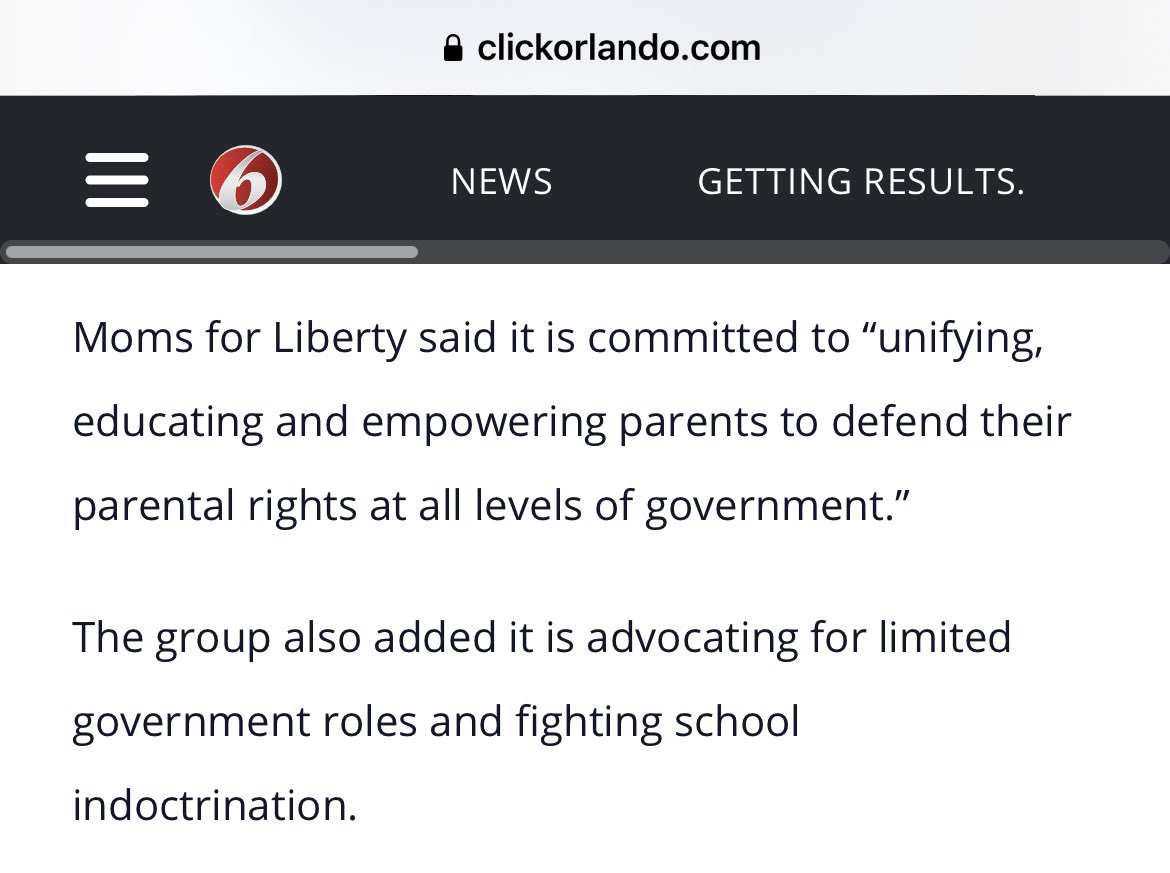 This is lazy. Publishing this without providing even a small amount of evidence we have available to prove the contrary is dangerous.

The #EdScare laws are NOT small government that support ALL parents’ rights. Their members stood behind DeSantis as he signed all three.