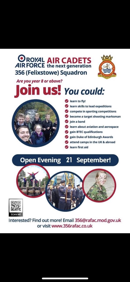 356 (Felixstowe) Squadron ATC (@356atc) on Twitter photo 