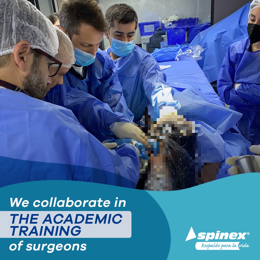 spinex_'s tweet photo. We know that learning is a constant process, and we want to be part of it.
#spinex #jointex #medsurgical #operatingroom #implantedecolumna #equiposmédicos #salud #chile #surgery #implants #SpineSurgeon #surgeons https://t.co/krN9s6JeD7