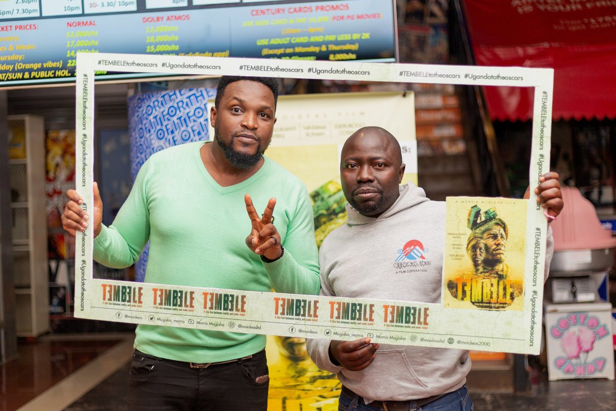 Moideasltd's tweet photo. It's Day 5 ba dear
Come get your ticket and watch #Tembele
Today at just 17000  you get to watch this movie at @CenturyCinemax1
See you in a few 
4pm and 8pm 

#Tembeletotheoscars 
#Tembele
#makingugfilmsfamous
#tembeletotheoscars 
#MakingUgFilmsFamous 
#tembele https://t.co/VOyCPG4XL0