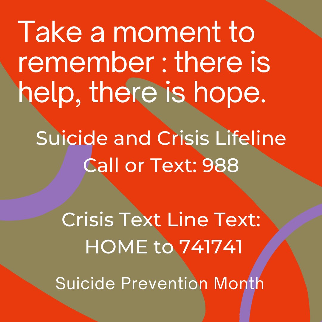 ConsultingAdh's tweet photo. September- National Suicide Awareness Month
##NationalSuicidePreventionMonth #NAMI #988 https://t.co/e4XRKje29c