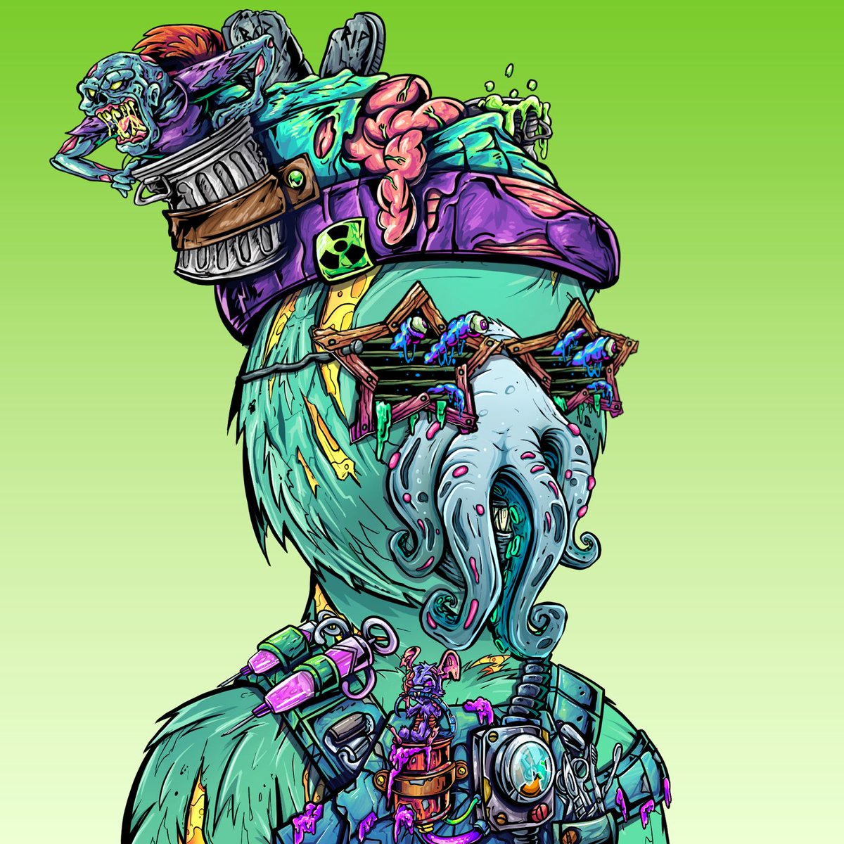 Rydzproductions's tweet photo. WE WON! 🏆

We won an @InfectedMob @okaybears, and we got the A OKAY to share this winning image with you all💥

Celebrating the launch of Ernest Comic this Saturday, we r offering a #FREE #NFT #MINT of our winning infected Ernest!🚀#spread

*Not an infected promo

#NFCTD #RYDZ https://t.co/TTD02iEjrH