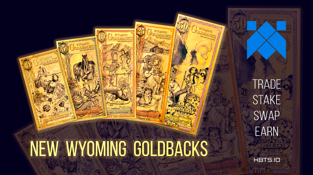 xbtsdex's tweet photo. ✅Trading New Wyoming Goldbacks on XBTS
https://t.co/J2unBhYj8x

🔄Quintric [QUINT] DeFi Liquidity Pools https://t.co/Vs9EE0PYCY

🤓Step-by-Step guide https://t.co/brgTnOB8ny

#xbtsdex #bitshares #dex #quintric #Wyoming #Goldback #GoldNotes #beos #EOS #CryptoNews #GOLD #Cryptos https://t.co/X8WuqXiaKU