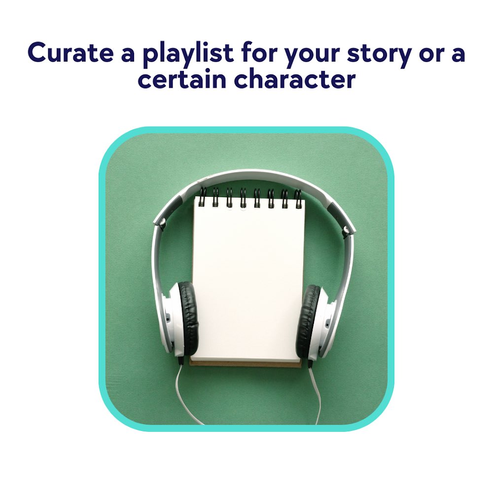 CharliiHQ's tweet image. #Writerhack to give your readers a full sensory experience? Curate a playlist for your story or a certain character.

Maybe your playlist is full of 90s rock bands if you’re writing contemporary fiction. 👇