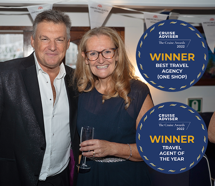 We've had, not just one, but two wins at the Cruise Adviser Awards! Our cruise expert, Gill Williams, was awarded the Travel Agent of the year award &amp; The Travel Village, won best travel agency (one shop). 
You can read more about the night here - travelvillagegroup.com/its-double-win…