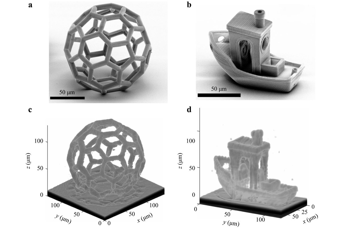 In a collaboration with the Zeiss Innovation Hub, the research group of Cluster PI Martin Wegener demonstrates that Optical Coherence Tomography (OCT) is a promising candidate for fast in-situ inspection and 3D imaging during multi-photon 3D laser printing light-am.com/article/doi/10…