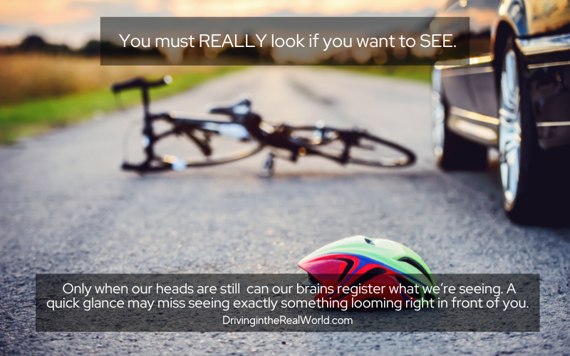 DrivingReal's tweet photo. That half-hearted scan just doesn't cut it. #LooktoSee #TipTuesday #SafeDriving https://t.co/6SVn4ES5cv