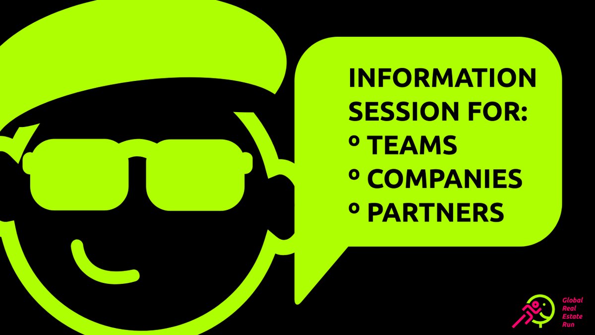 global_re_run's tweet photo. Our last online information sessions is taking place soon! Learn about the opportunities how you can participate at the Global Real Estate Run with your team, company or individual person. Act locally, impact globally, we look forward to tell you more about our initiative! https://t.co/s5WalaapHw