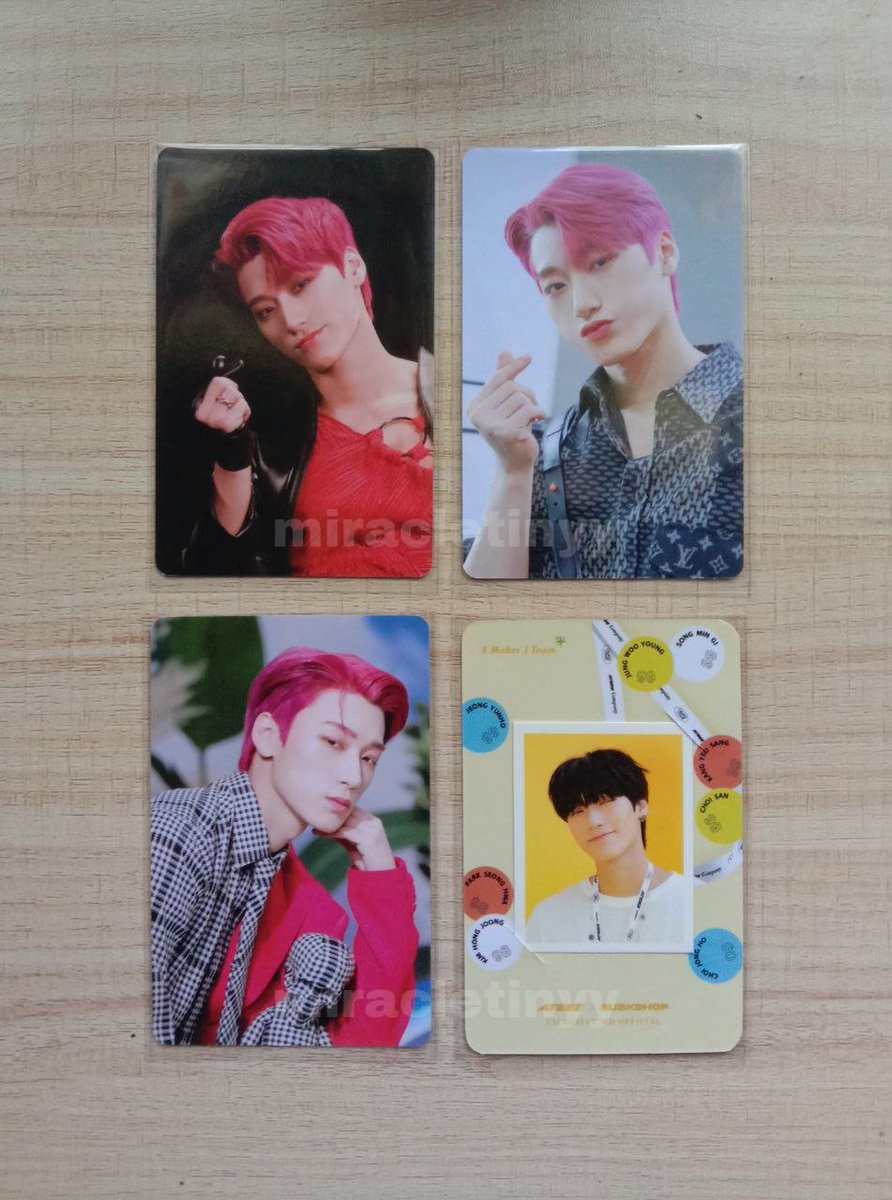 miracletinyy's tweet photo. wts ateez san subk fever pt2

✅ RM25 all (3 pcs + 1 id)
✅ Price exclude postage
✅ Condition 10/10

#pasarATEEZ @pasarATEEZ https://t.co/4k2lw7ynlQ