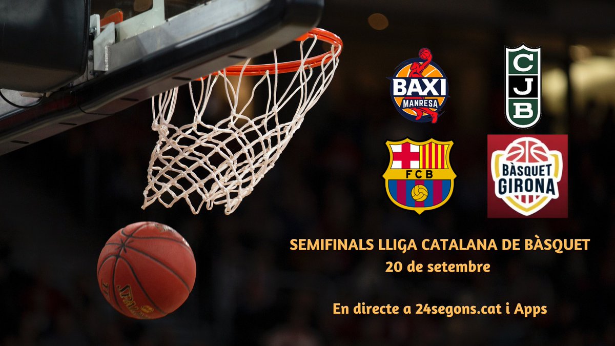 Avui comença la temporada 10 de 24segons.cat

A les 18.40h arrenquem amb les 1/2 de la Lliga Catalana 🏀
👇
<a href="/BasquetManresa/">BAXI Manresa</a> 🆚 <a href="/Penya1930/">Club Joventut Badalona</a> (18.45h)
<a href="/FCBbasket/">Barça Basket</a> 🆚 <a href="/BasquetGirona/">Bàsquet Girona</a> (21h)

🎙️Amb narració de <a href="/termens87/">Roger Mateu Termens</a> i comentaris de <a href="/Garrigad/">David Garriga</a> i <a href="/Cferres/">Carles Ferrés Font</a>

📻 Apps i web