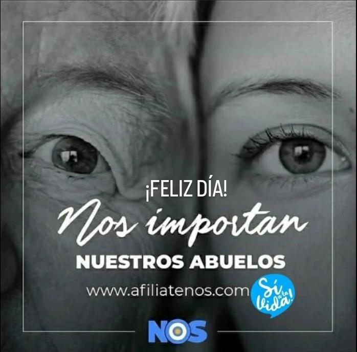 ¡Feliz Día del Jubilado!
Mientras otros proponen reducir la población con la Eutanasia. 
🇦🇷Nosotros proponemos cuidar de los adultos mayores.🇦🇷
Digamos 🇦🇷¡NO A LA EUTANASIA!!

Vení, conócenos y sumate:
afiliatenos.com 

#DiaDeLosAbuelos 
#SiALaVida