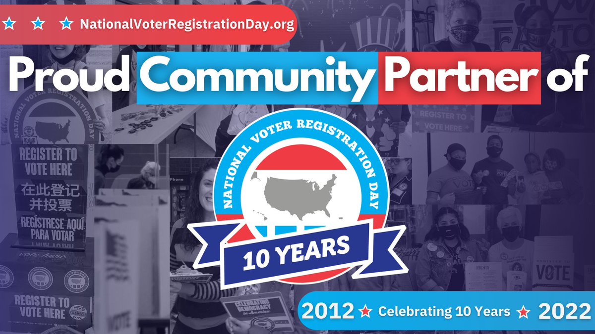 Did you know Henrietta Hankin Branch Library is helping register voters in our community today in the lobby between 3:00-6:00 pm? We’re part of National Voter Registration Day. NationalVoterRegistrationDay.org #NationalVoterRegistrationDay