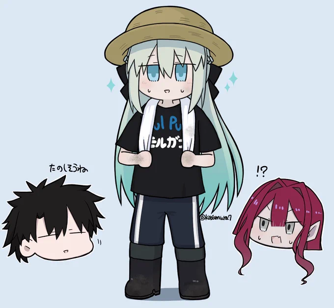 一方邪馬台国で生き生きしてるモルガンさん#FGO 