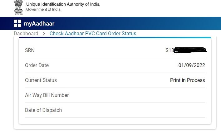aviavish's tweet photo. Now I am waiting for last 19 days to get printed my Aadhar PVC card. Already shared all the details via direct message. @ceo_uidai @UIDAI @Aadhaar_Care https://t.co/Usy2rNXI2H