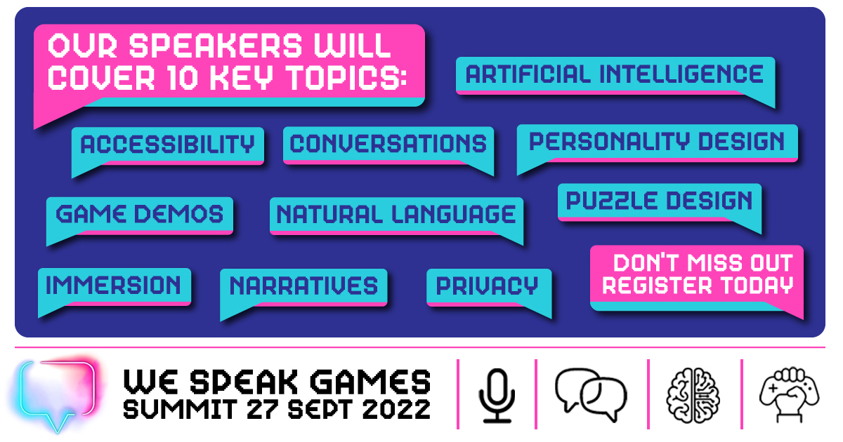 We Speak Games tweet media