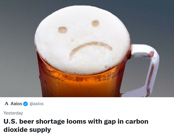 1863Nft's tweet photo. So #beer shortage is trending πΊπΊπΊ Say it ain't so..
We know one cannot survive on WV Pepperoni Rolls and Moonshine alone..
Find comfort during these tough times by following the World's First State-Themed NFT - our growing community is here for you π«
#NFTCommunity #chugit https://t.co/Ese2iYLGIu