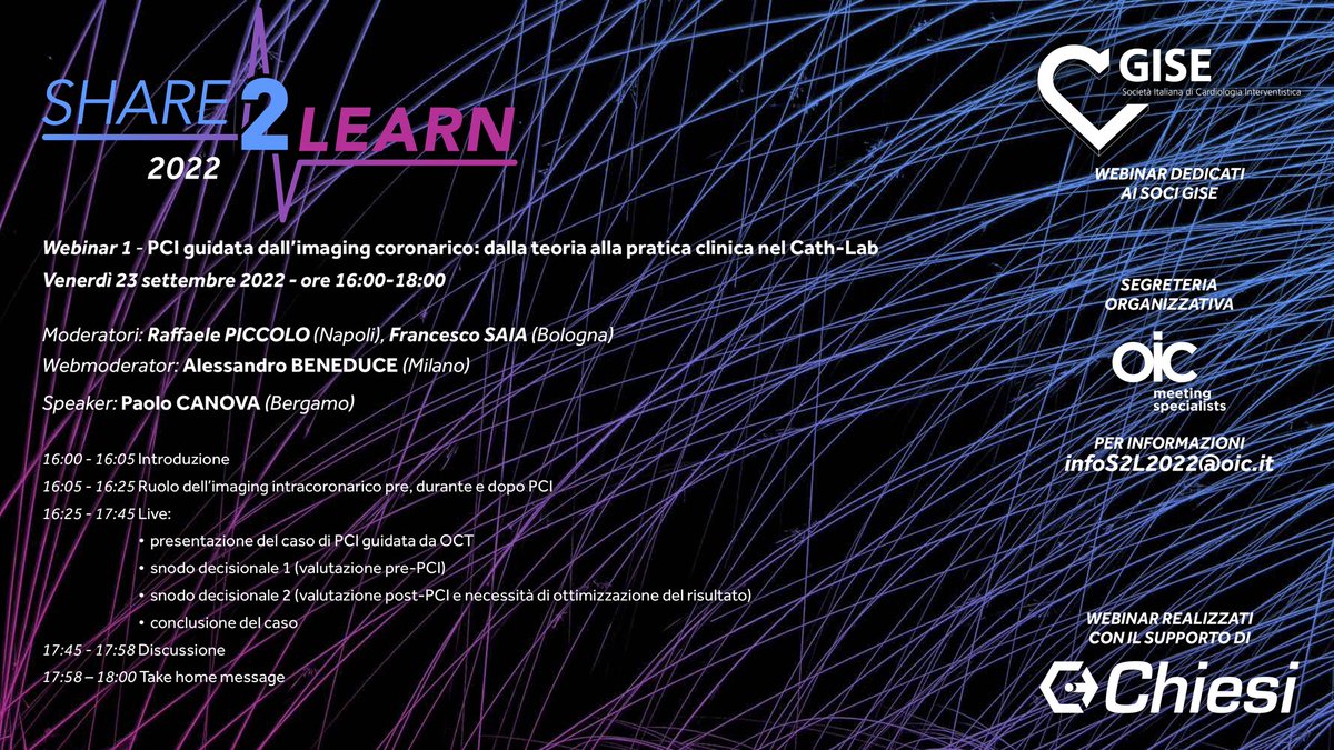 ABeneduceMD's tweet photo. How to use #coronary #imaging to optimise your #PCI?🤔
GISE #Share2Learn is back‼️
🗓September 23rd 4-6 PM CET
🎥Live case
🎯Turning points
💬Interactive discussion
Follow us➡️ https://t.co/ZiUwS0WymW
@saia_francesco @piccoloraf @sicigise #CardioTwitter #CathLab #IVUS #OCT https://t.co/fpDPUNS2Yf