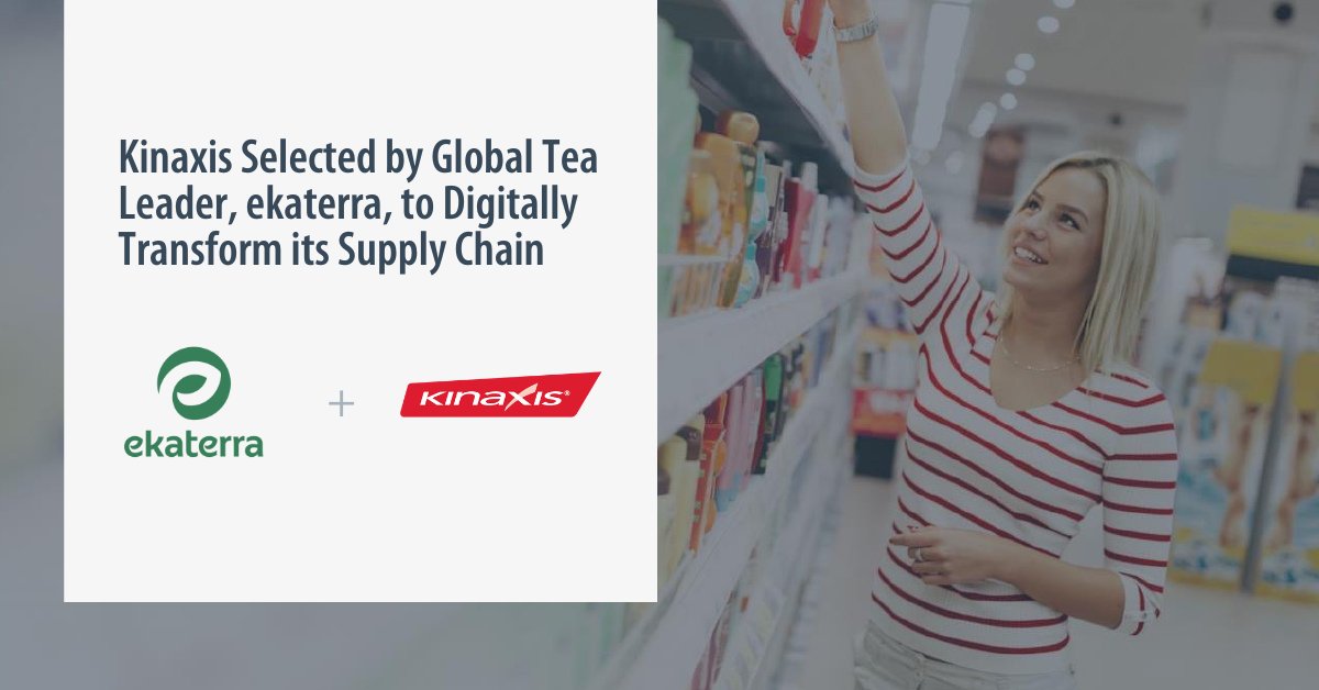 Kinaxis's tweet photo. NEWS | We’re thrilled to announce that @ekaterralife, the world’s largest tea business, has selected Kinaxis to break down silos and introduce #ConcurrentPlanning to its #SupplyChain.
Learn more: https://t.co/sUaqY7kFcN https://t.co/pPBtqRvKQM