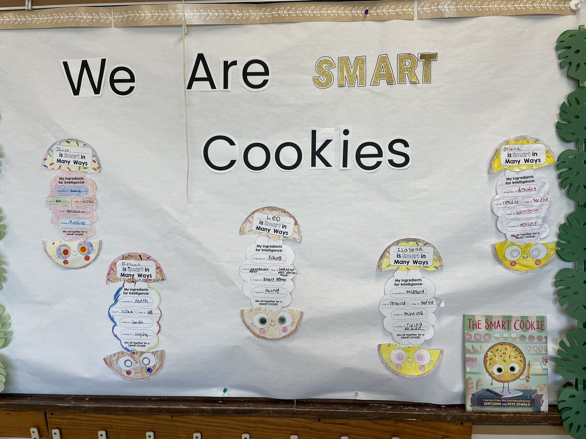 We are smart in MANY ways! Starting the year off with one of my favorite books and showcasing how a student’s unique abilities create one smart cookie! 📖🍪 #booklove #lbreads <a href="/LindellPTA/">LindellPTA</a> <a href="/Jennifer_LynnP/">Jennifer Pullara</a> <a href="/MsMcGovernLB/">Anna McGovern</a> @LorraineRadice1
