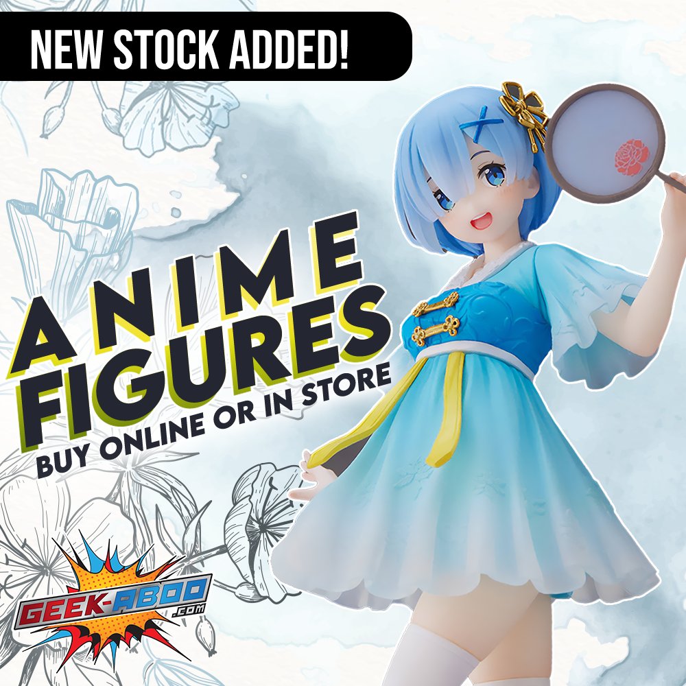 thegeekaboo's tweet photo. If you love all things anime, then you'll love our range of collectible anime figures. Featuring fan favourites, such as Hatsune Miku, Rem from ReZero and much more, you can add a kawaii touch to your home!

ORDER NOW: https://t.co/nw3v21L26B

#AnimeCollectibles #GeekAboo https://t.co/P9VzwENJw5