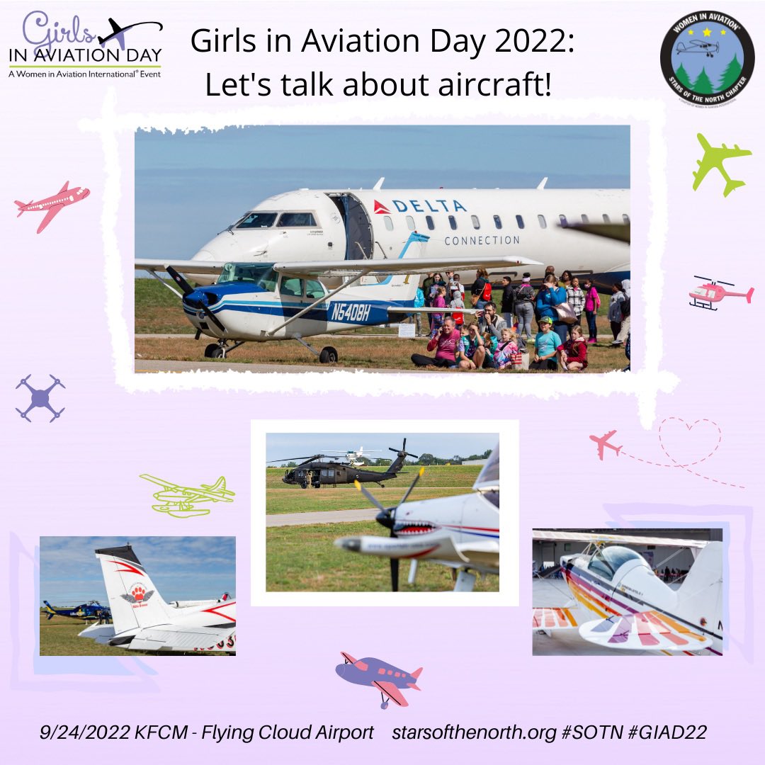 planeyplaney's tweet photo. #minnesota - check out this free aviation event!

This Saturday 9/24 in Eden Prairie:

free and open to all; join us from 10a to 3p.

🛩🚁👩🏼‍✈️👨🏽‍✈️👩🏽‍🚀🧑🏻‍🔧👩🏾‍💻👷‍♀️🚀✈️⌨️🔧🎤

Volunteers are needed too!

#giad22 #wai #stem #womenfly #kfcm 

https://t.co/yEZbmVu7Cf https://t.co/HRb9Zdnx1G