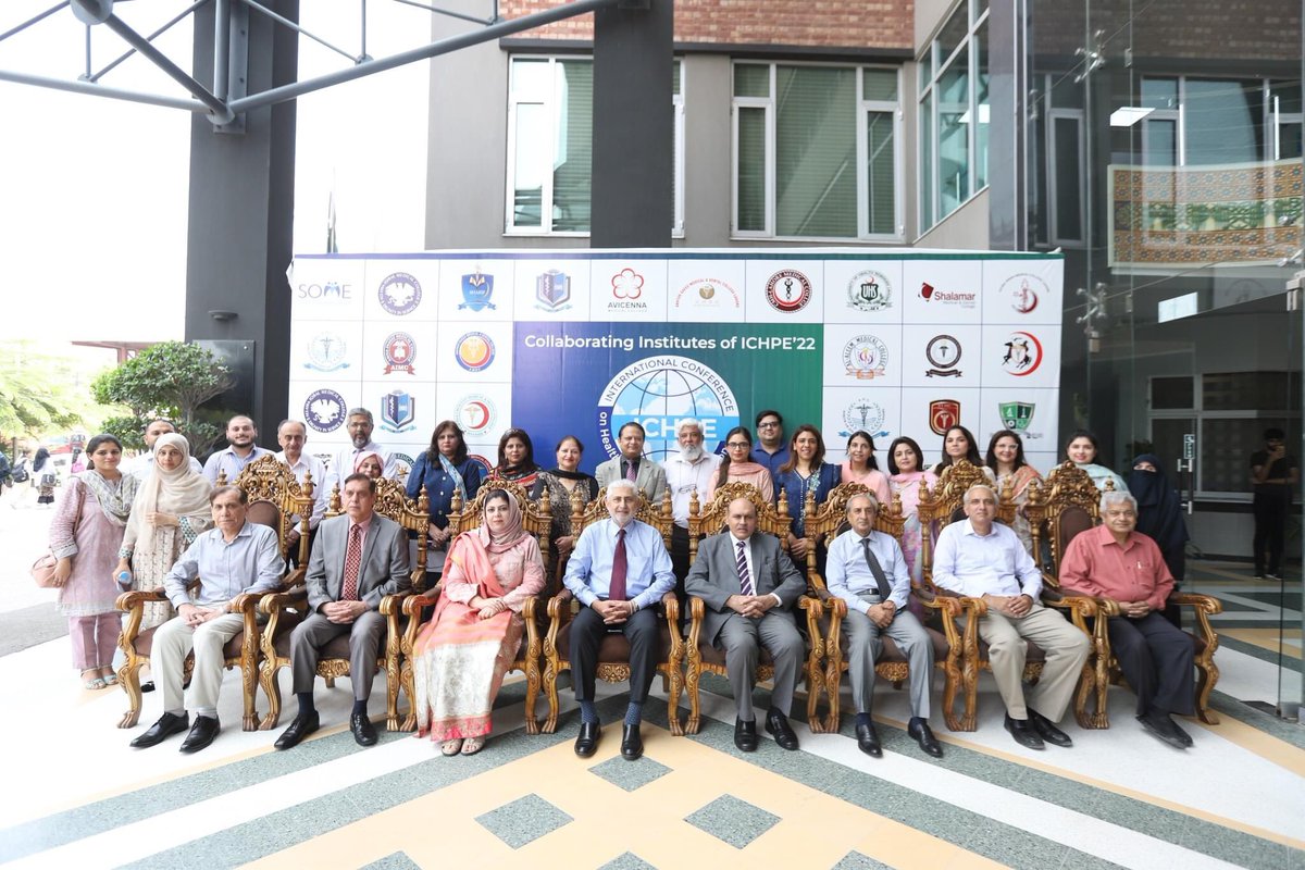ICHPEofficial's tweet photo. Team ICHPE hosted a networking lunch to kick start conference activities officially.Lunch was attended by Principals and Director DMEs of all the collaborating institutes in Lahore.
#UCMD #UOL #ichpe22 #ICHPE @AroojMahwish @UCMDUOL1 @Tayyaba21105940 @aizaamin03 @KinzaAs61632521 https://t.co/slU3E5hXhY