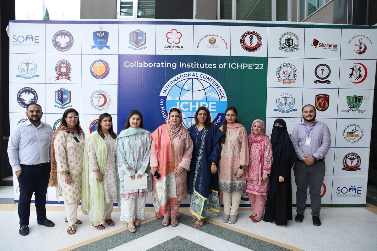 ICHPEofficial's tweet photo. Team ICHPE hosted a networking lunch to kick start conference activities officially.Lunch was attended by Principals and Director DMEs of all the collaborating institutes in Lahore.
#UCMD #UOL #ichpe22 #ICHPE @AroojMahwish @UCMDUOL1 @Tayyaba21105940 @aizaamin03 @KinzaAs61632521 https://t.co/slU3E5hXhY