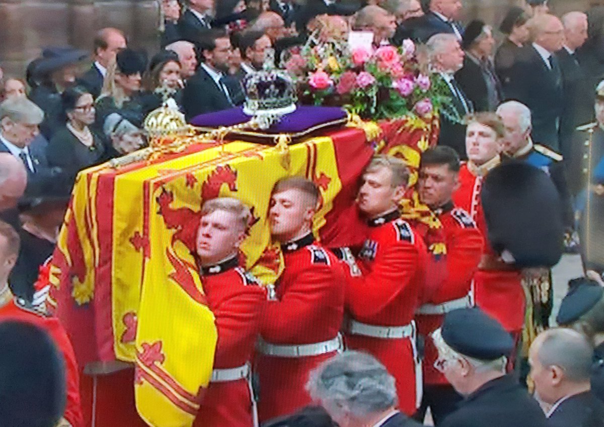 I think imo us brits put on an amazing funeral of Elizabeth II. She will be a hard act to follow but King Charles III will do his mother proud. Congrats to the pallbeareres👏🏻👏🏻 &amp; all the organisers throughout the mourning period &amp; funeral. 💜🖤👑