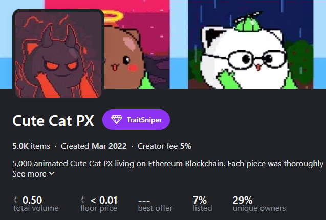 Cute Cat PX | SOLD OUT IN FREE MINT!🚨🚨🚨 tweet media