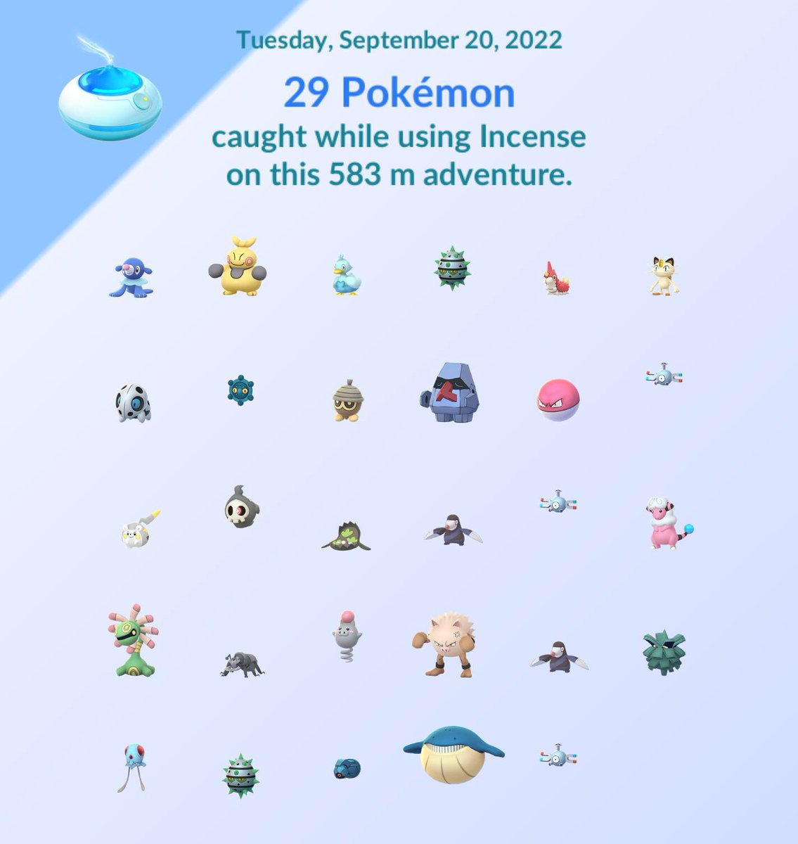 NC42885118's tweet photo. Adventure Lure Haul 🤩 #PokemonGO #AdventureGo #PokemonGoApp #PokemonGOfriend #PoGoRetweets When will it be 30? 🥺 https://t.co/qLp2LVfWLK