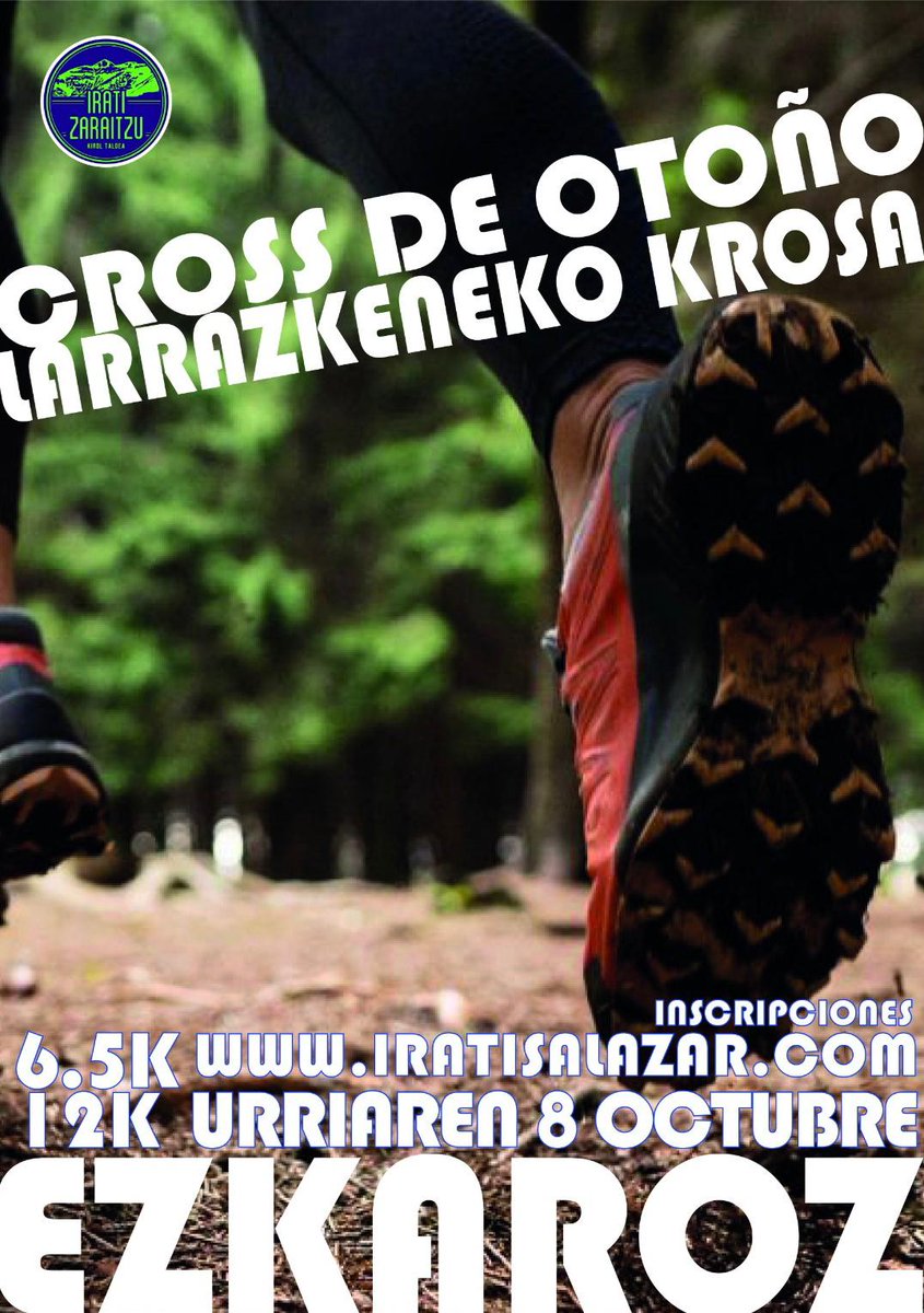 IratiTrail's tweet photo. Buenas noticias! 👏🏼👌🏼
Este año vuelve el Cross de Otoño / Larrazkeneko Krossa en Ezkaroz! ⛰️🏃🏻‍♀️🏃🏼
Apunta la fecha: sábado 8 de octubre 📝
Te esperamos, anímate! 🤗

Inscripciones en https://t.co/HvMFS4utQf https://t.co/CCsn3eJLyb