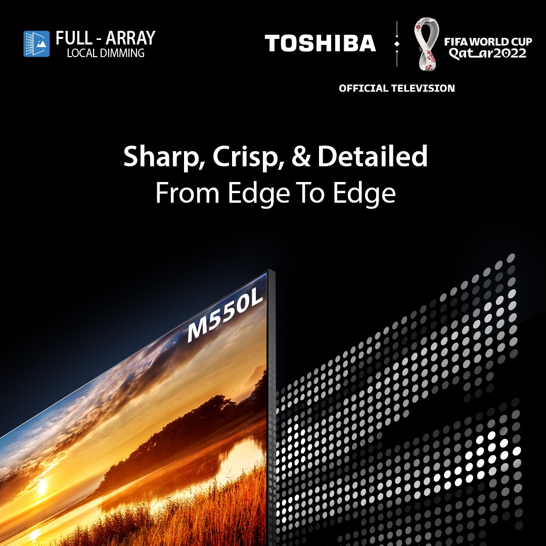 ToshibaTV_India's tweet photo. With Toshiba TV’s Full Array Local Dimming, each light zone self-adjusts to produce the most realistic images on the screen. So bring it home and experience the brilliance!
#ToshibaTV #LocalDimming https://t.co/K5MMoy7XDu