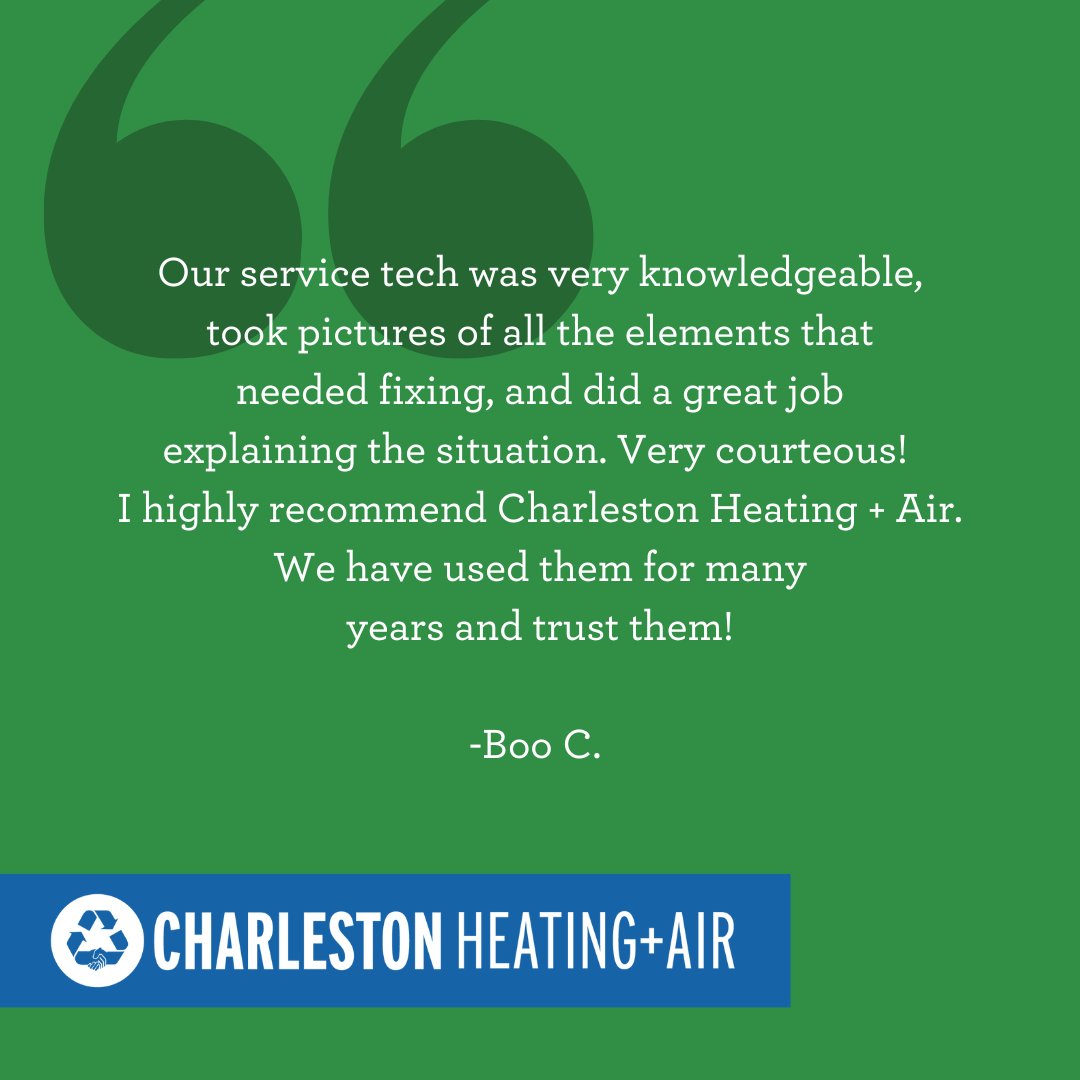 chsheatandair's tweet photo. Happy Tuesday, everyone! Another great five-star review to get our day started on the right note! ⭐️⭐️⭐️⭐️⭐️
#charlestonheatingandair #charlestonsc #charlestonhvac #customerreview #fivestarreview #tuesdayreview https://t.co/3hrXJENRlu