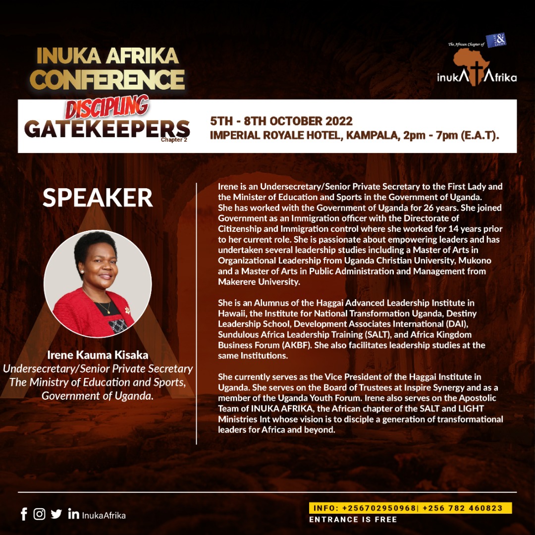 15th Days left to the INUKA AFRIKA Conference... register now InukaAfrikaConf22.eventbrite.co.uk

<a href="/AggreyKibenge/">Aggrey Kibenge</a>
<a href="/a_bimbona/">Asiimwe Abel A. Bimbona</a> <a href="/benmwine/">Ben Mwine 🇺🇬 π</a> <a href="/SaraStibs/">sarah kwikiriza</a>
