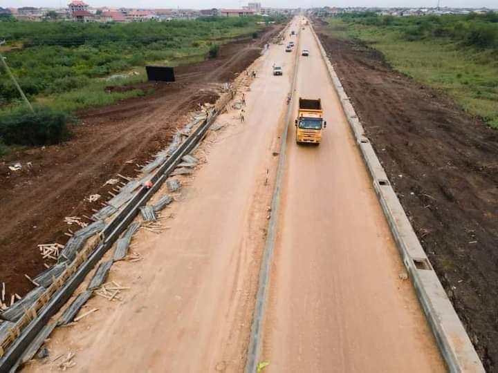 affaalliance's tweet photo. The 6km School Junction-Borteyman -Motorway Road project under President Akufo-Addo's government is progressing steadily..

#GovtInfrastructure https://t.co/3N08XMWP9e