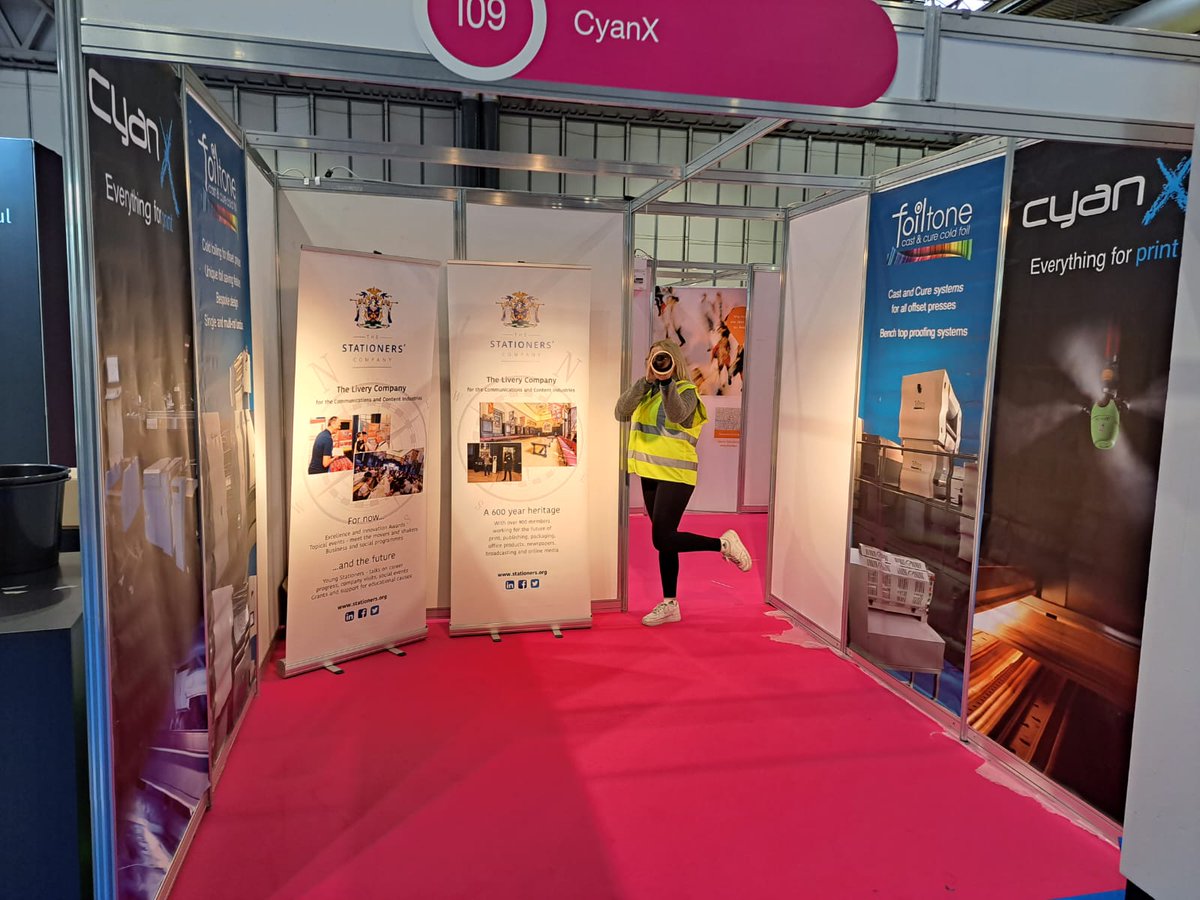 Looking forward to seeing people at The Print Show in Birmingham today.
Come and find us at the NEC from 20th-22nd September. We have plenty to tell you about. 
#CyanX #Foiltone #VisitUs #PrintShow