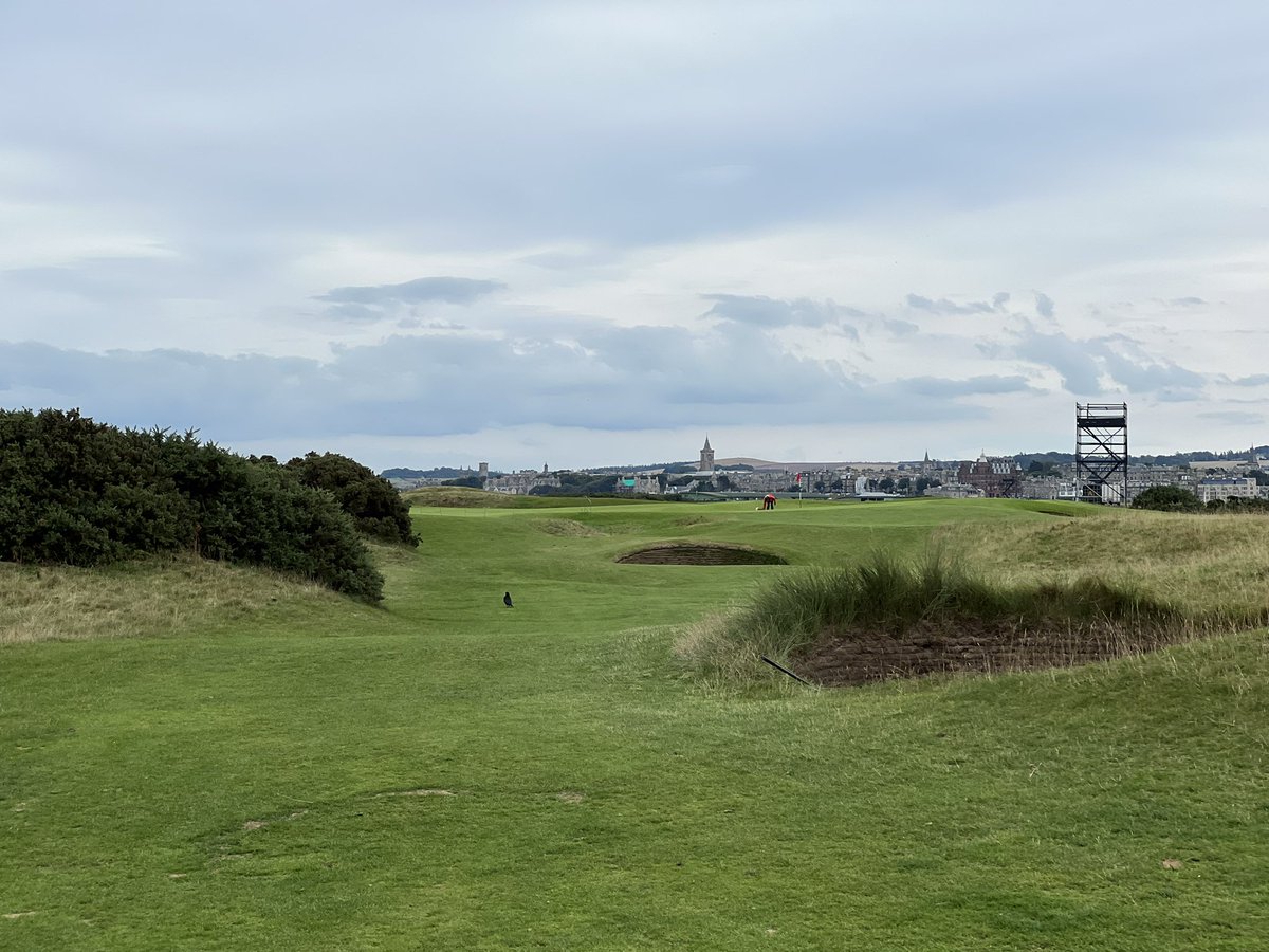 bogeytrains's tweet photo. Here’s a random recent realization-

FIVE of the holes on the back 9 at the Old Course were adapted as template holes by MacDonald and Raynor.

11 - Eden
13 - Lion’s Mouth
14 - Long
16 - Principal’s Nose (Double Plateau)
17 - Road https://t.co/OCDWDj63WT
