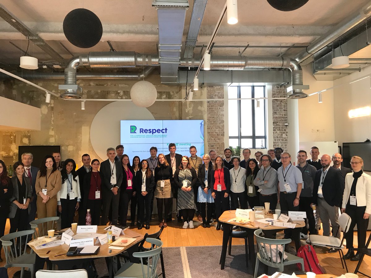 CLEPA_eu's tweet photo. 👏🔋CLEPA is pleased to be part of the new #HorizonEurope project RESPECT, contributing to improved #recycling of Li-ion #batteries in Europe!♻️
 #CLEPASustainability https://t.co/yQJlneqPpC