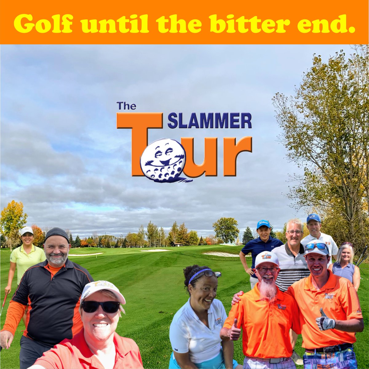 SlammerTour's tweet photo. We play #golf until the last courses closes, and first-timers get a free first event. #FallGolfRocks https://t.co/sjdo1aRVx4 https://t.co/2OtupCGfgO